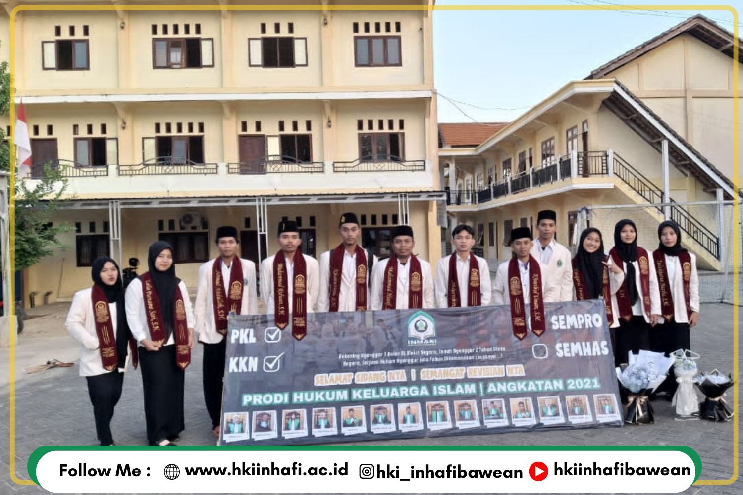 Mahasiswa Prodi HKI INHAFI Bawean Angkatan 2021 Tuntaskan Ujian Tugas Akhir