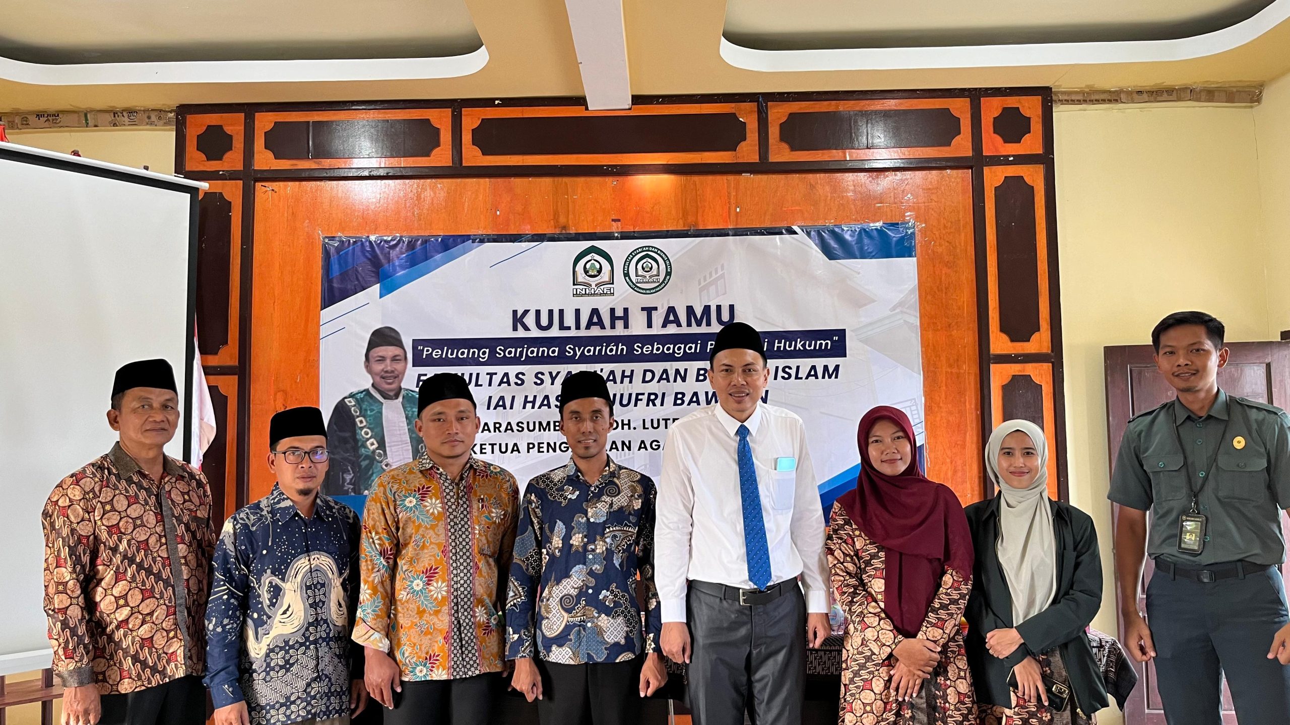 Fakultas Syariah INHAFI Bawean Gelar Kuliah Tamu Bersama Ketua Pengadilan Agama Bawean